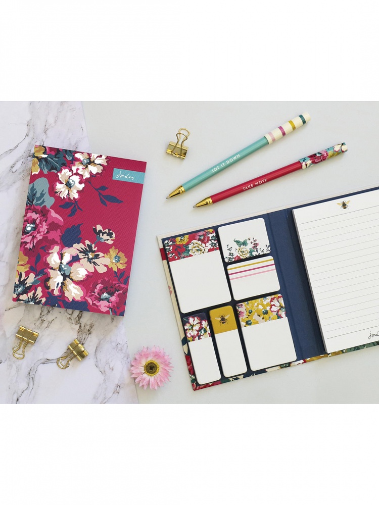 Cambridge Floral Memo Pad By Joules